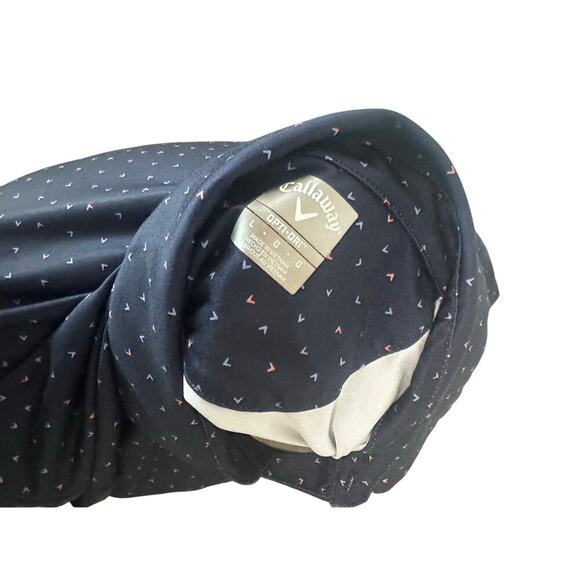 Callaway OptiDri Mens Larfe Navy Blue Short Sleeve Polo - Picture 5 of 5